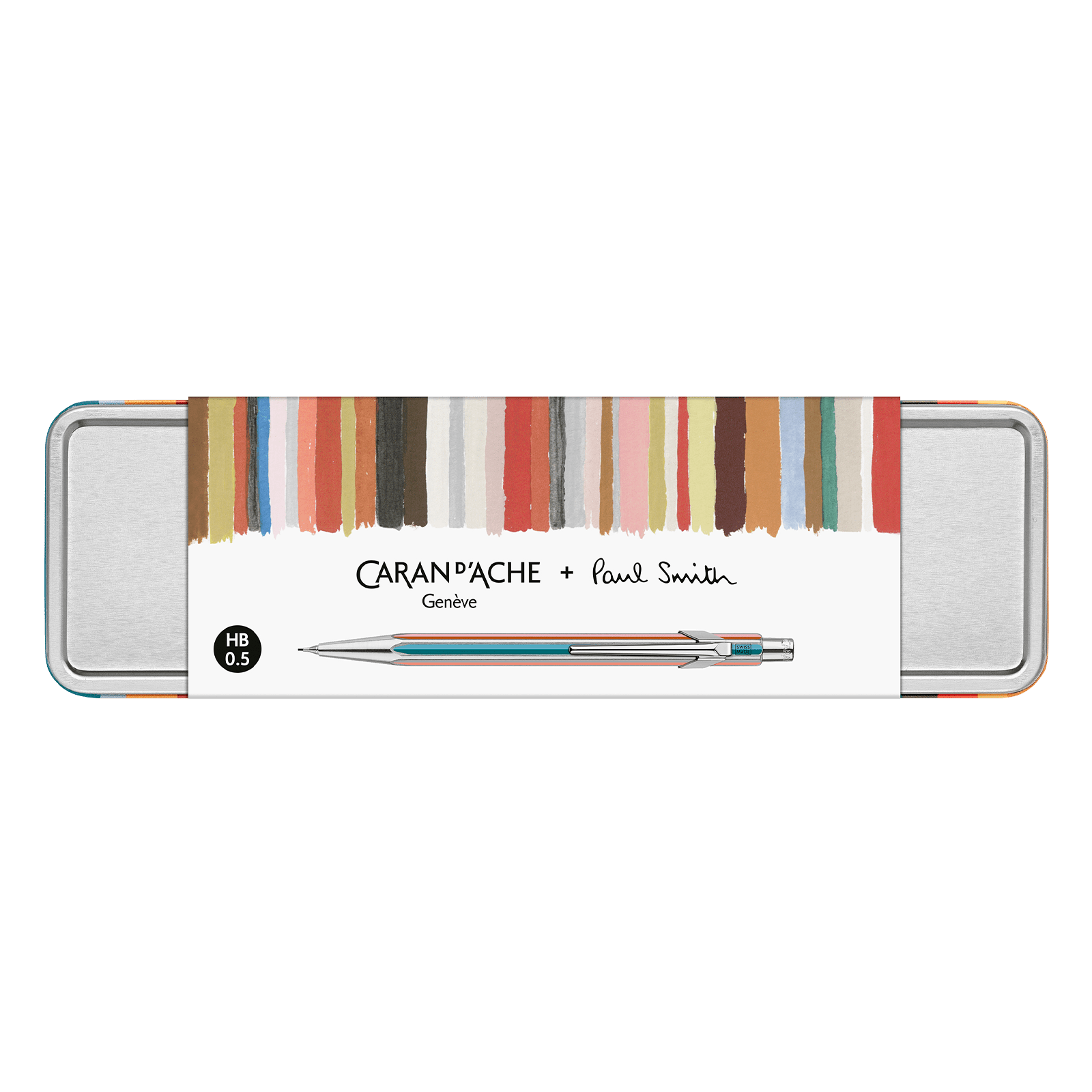 Caran D' Ache 849™ Mechanical Pencil Paul Smith Grey Silver (0.5mm) view 5