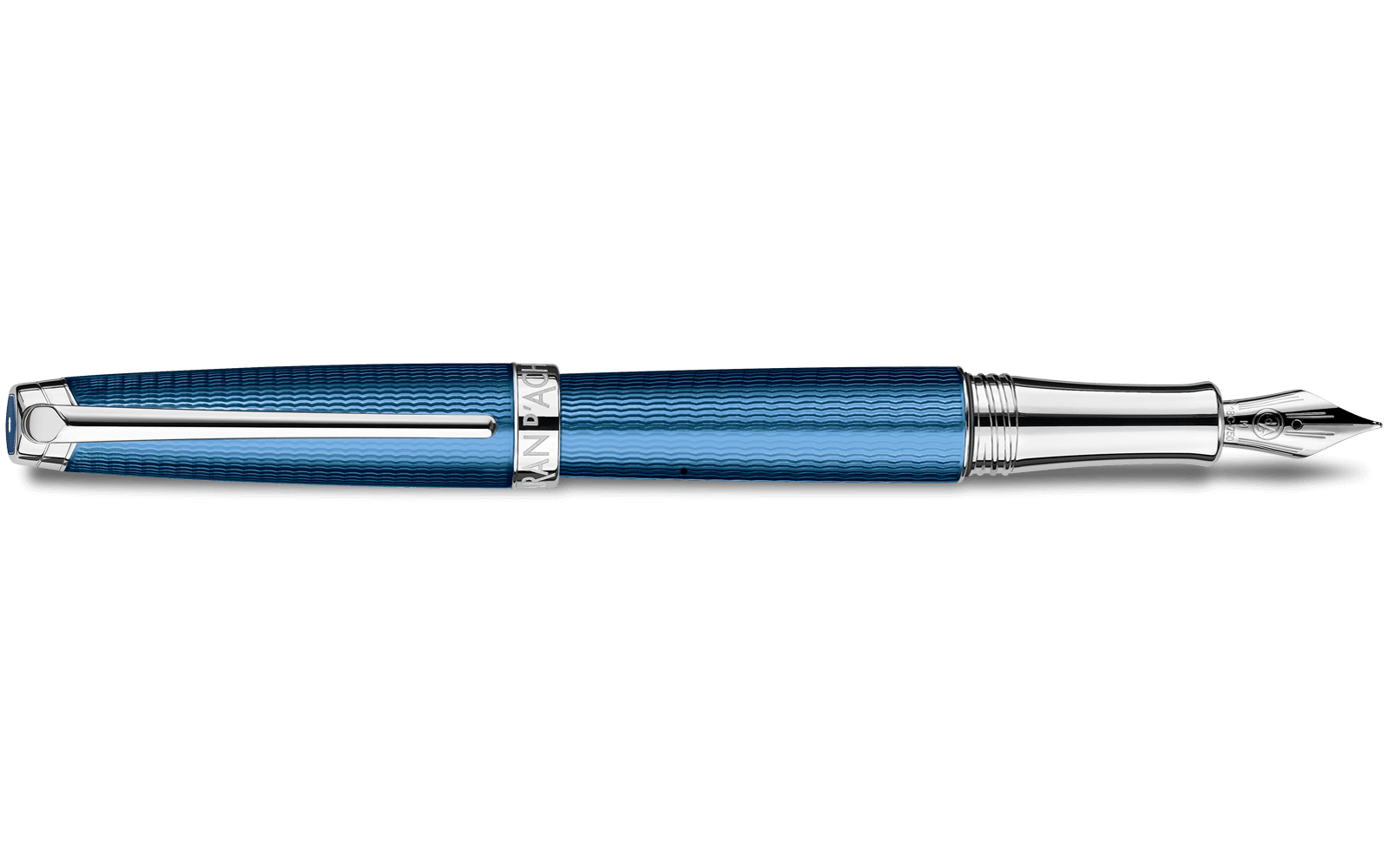 Caran d'Ache Leman Grand Blue Fountain Pen view 4