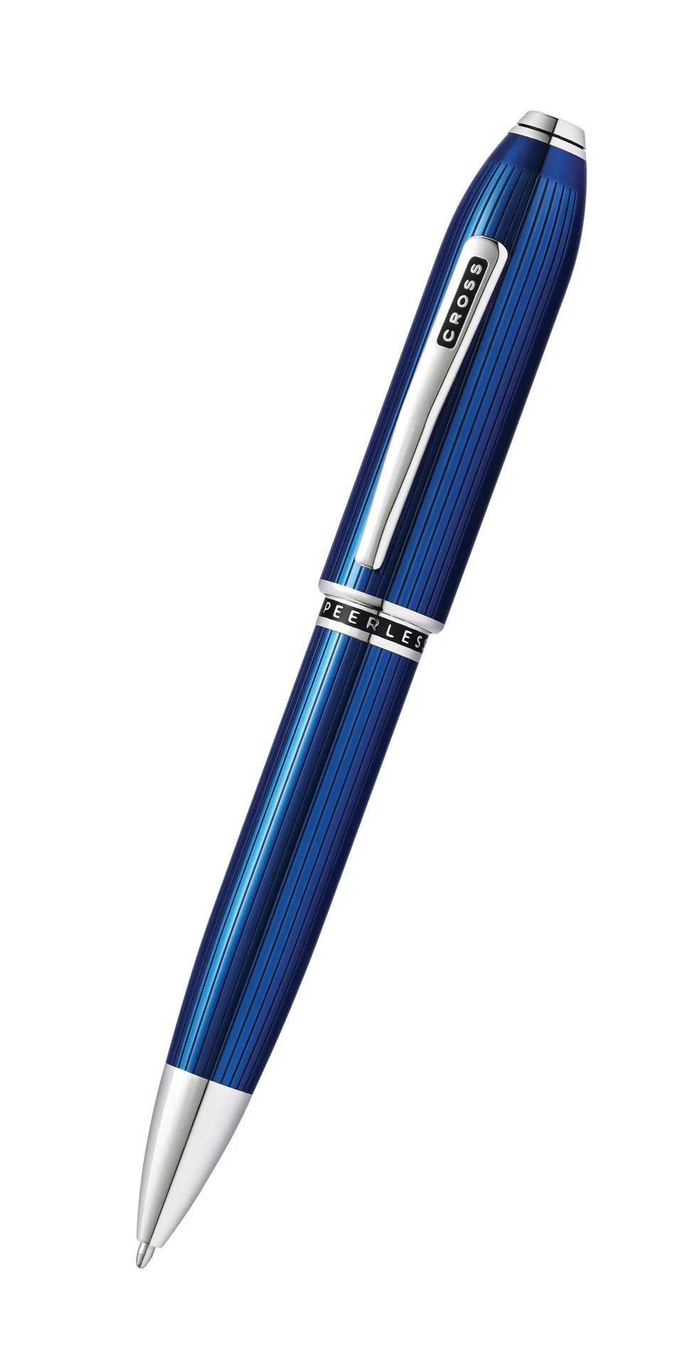 Cross Peerless Translucent Quartz Blue Ballpoint Pen view 2