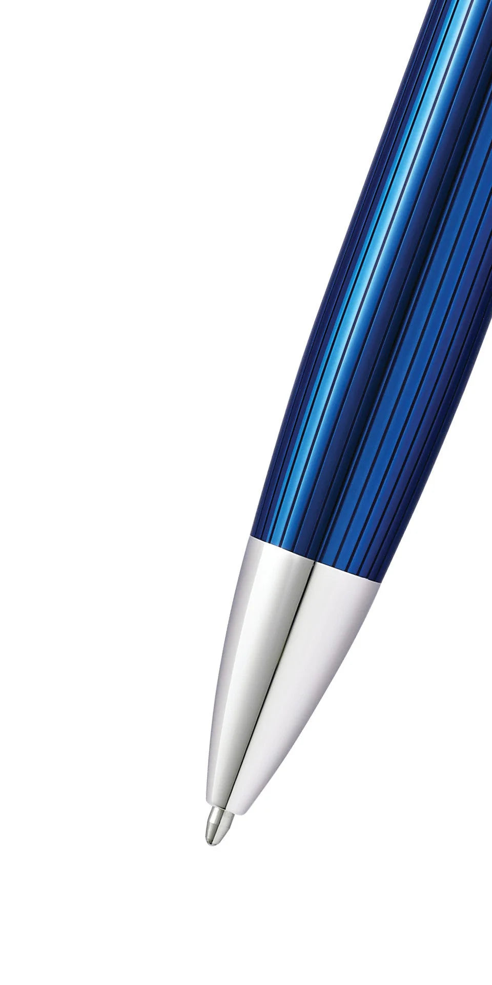 Cross Peerless Translucent Quartz Blue Ballpoint Pen view 3