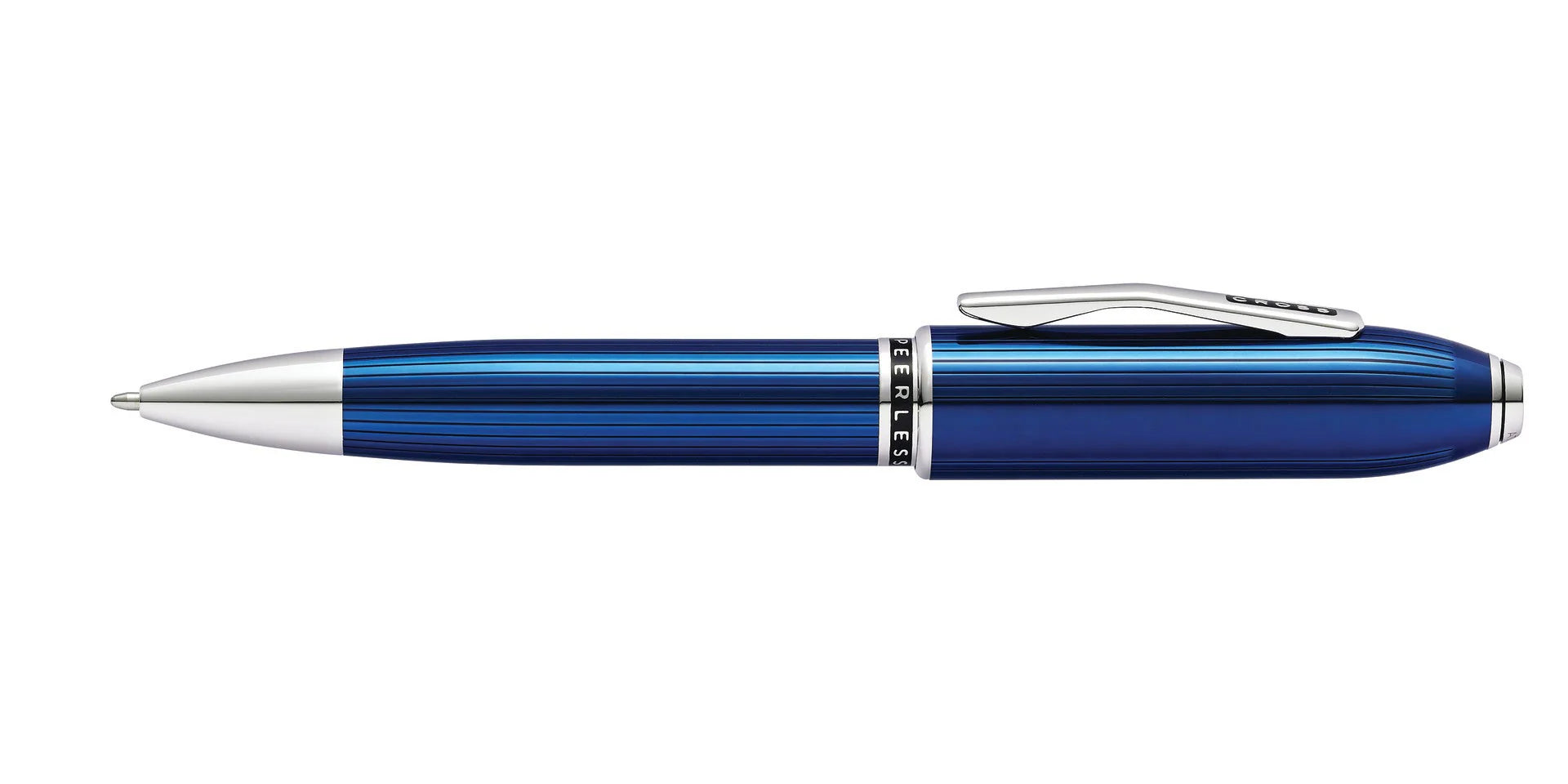 Cross Peerless Translucent Quartz Blue Ballpoint Pen view 4