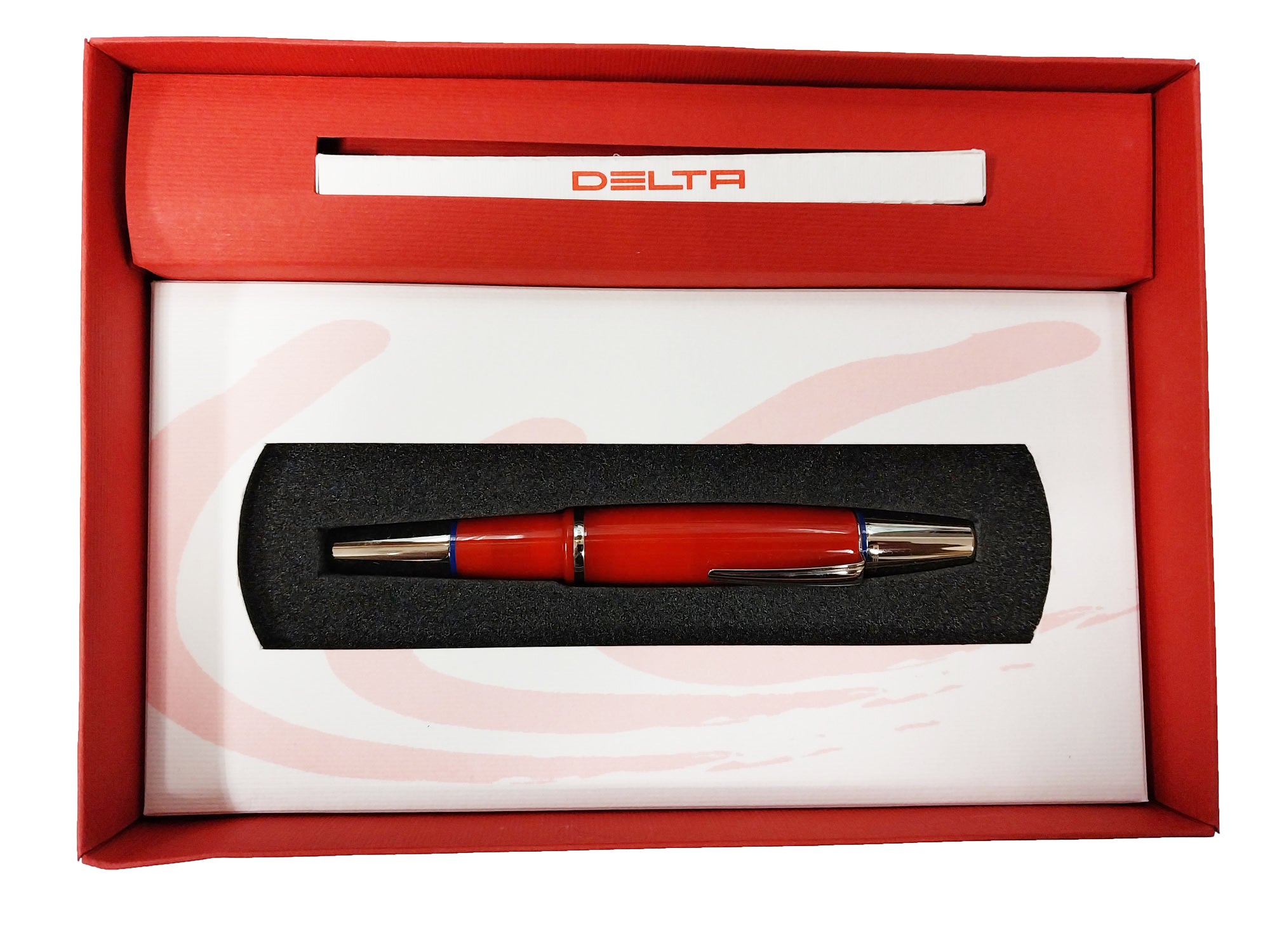 Delta Monza Red Fountain Pen Medium view 2