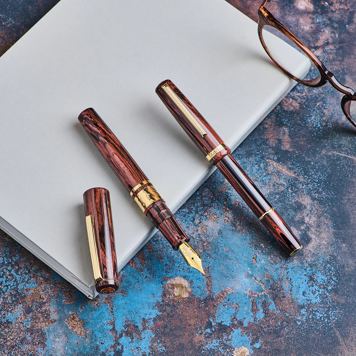 Esterbrook Model J The Old-Fashioned Collection Fountain Pen Ebonite Brown view 4