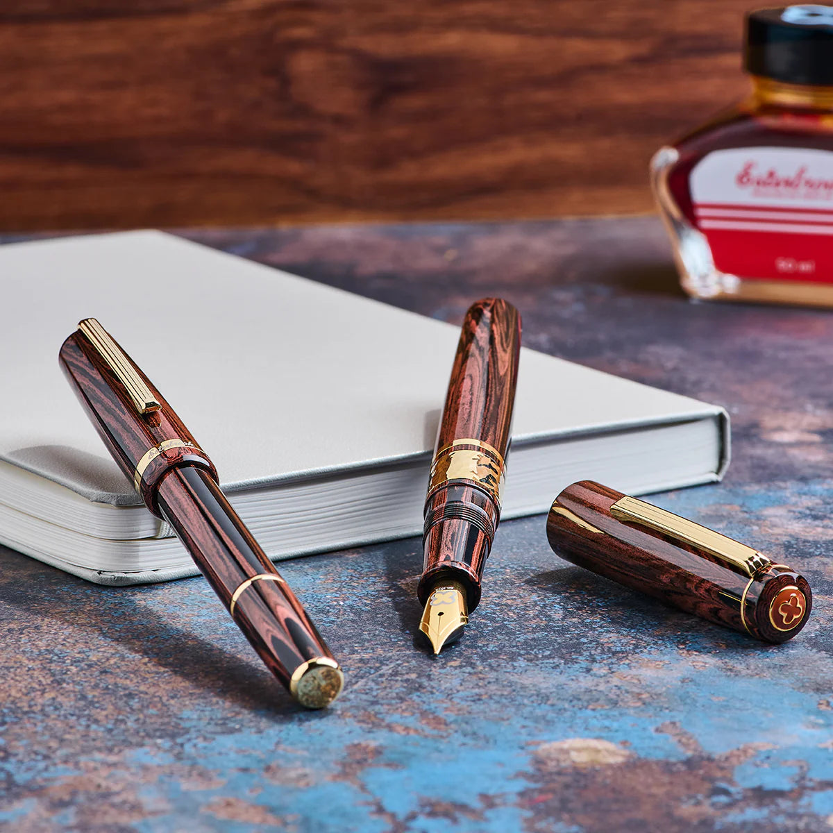 Esterbrook Model J The Old-Fashioned Collection Fountain Pen Ebonite Brown view 6