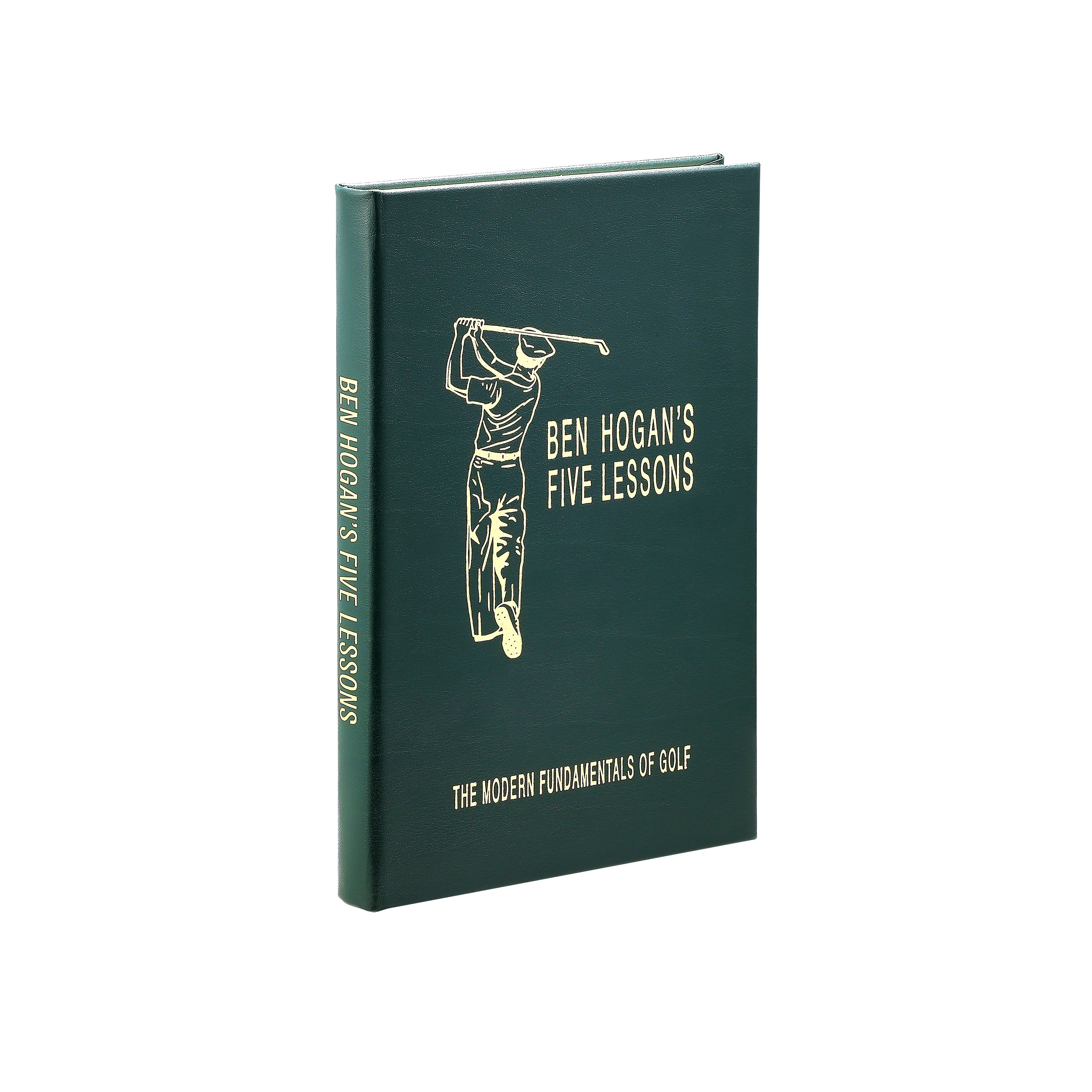 Graphic Image Ben Hogan's Five Lessons: The Modern Fundamentals of Golf (Definitive Edition) Leather Bound Green view 2