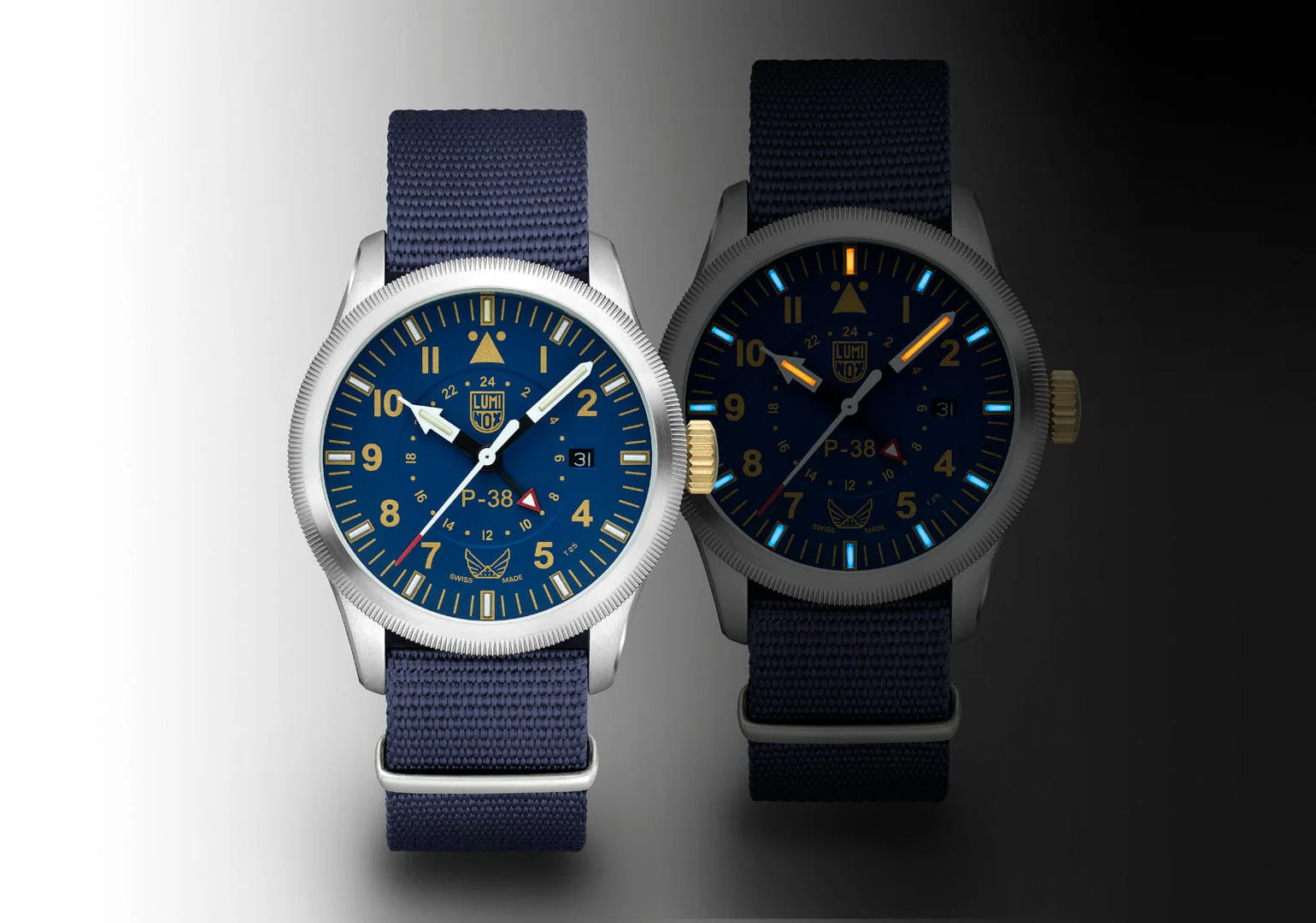 Luminox P-38 Lightning x Volition America P-38 LIGHTNING®, The Guardian, 42 mm XA.9521.VOL view 4