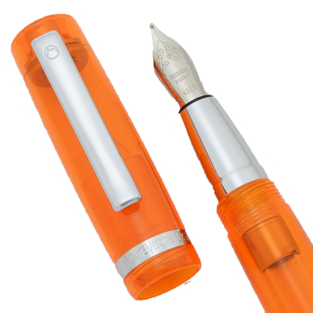 Monteverde Artista Crystal Yellow Fountain Pen view 2