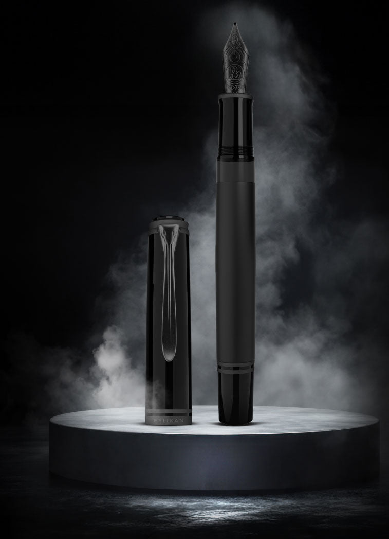 Pelikan Souveran M809 Black Matte Special Edition Fountain Pen view 2